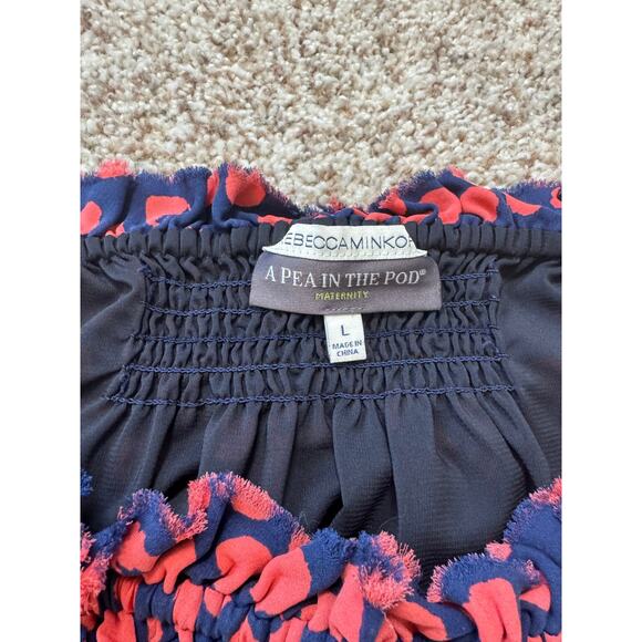 A PEA IN THE POD X Rebecca Minkoff Women's Silk Maternity Dress, size L - Picture 3 of 9